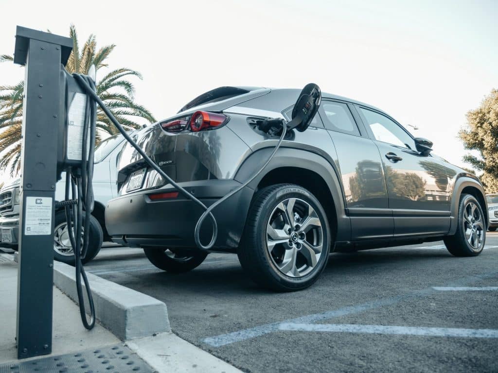 Mazda electric car charging