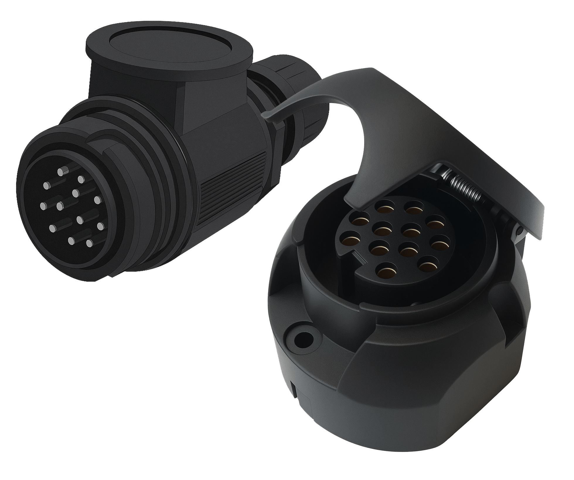 13 pin Euro Plug & Socket