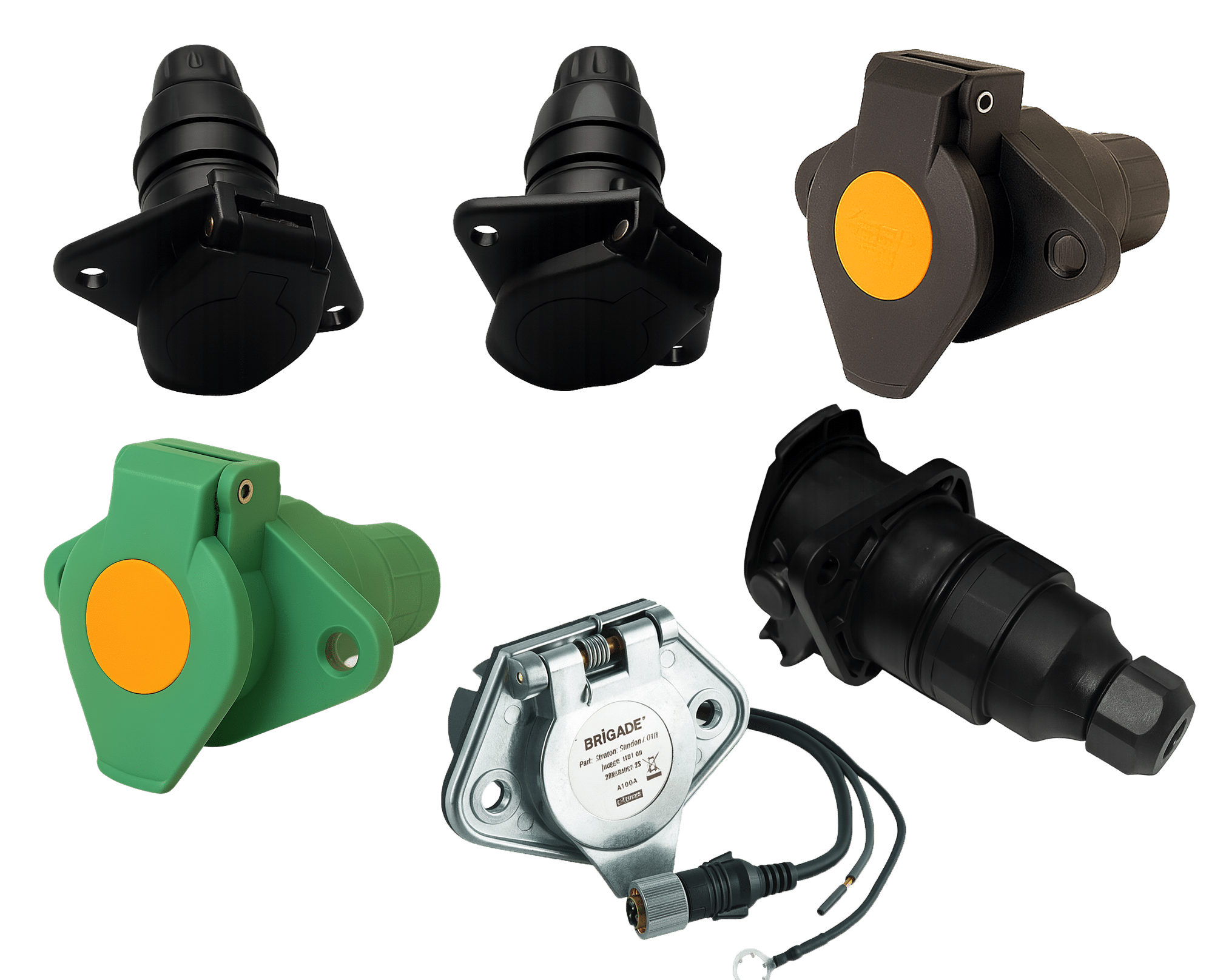 24N, 24S, 24INV, EBS 7 pin, EBS 15 pin & Brigade Socket