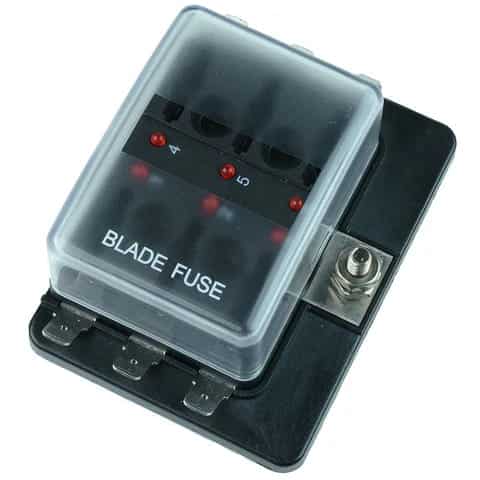 6 Way Blade Fuse Holder